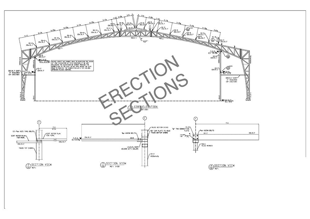 erection sections