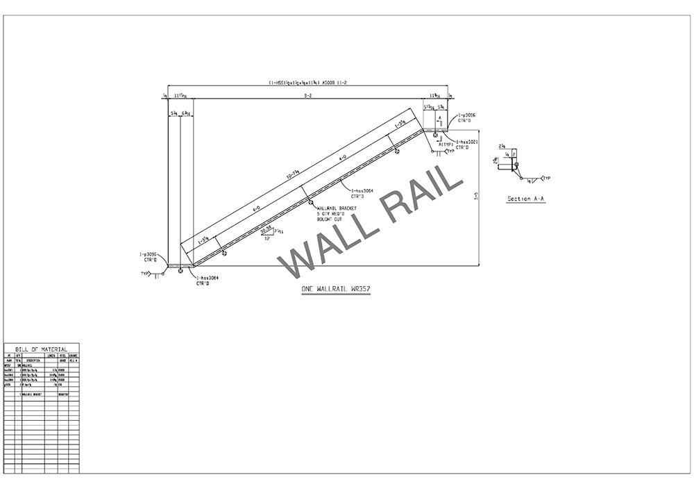 wall rail